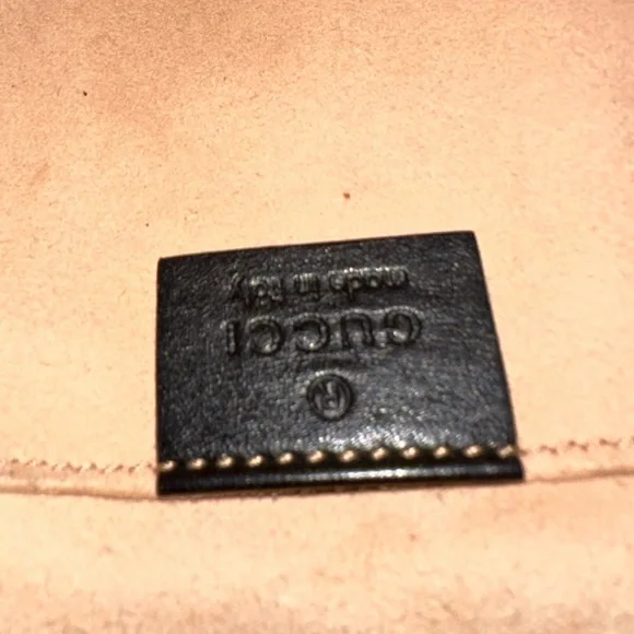 GUCCI Guccissima Small Signature Camera Bag - Picture 10 of 16